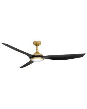 64"Ceiling Fan from the Talan Collection in Heritage Brass Finish by Hinkley