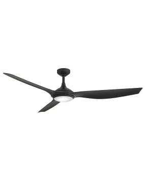 64"Ceiling Fan from the Talan Collection in Matte Black Finish by Hinkley