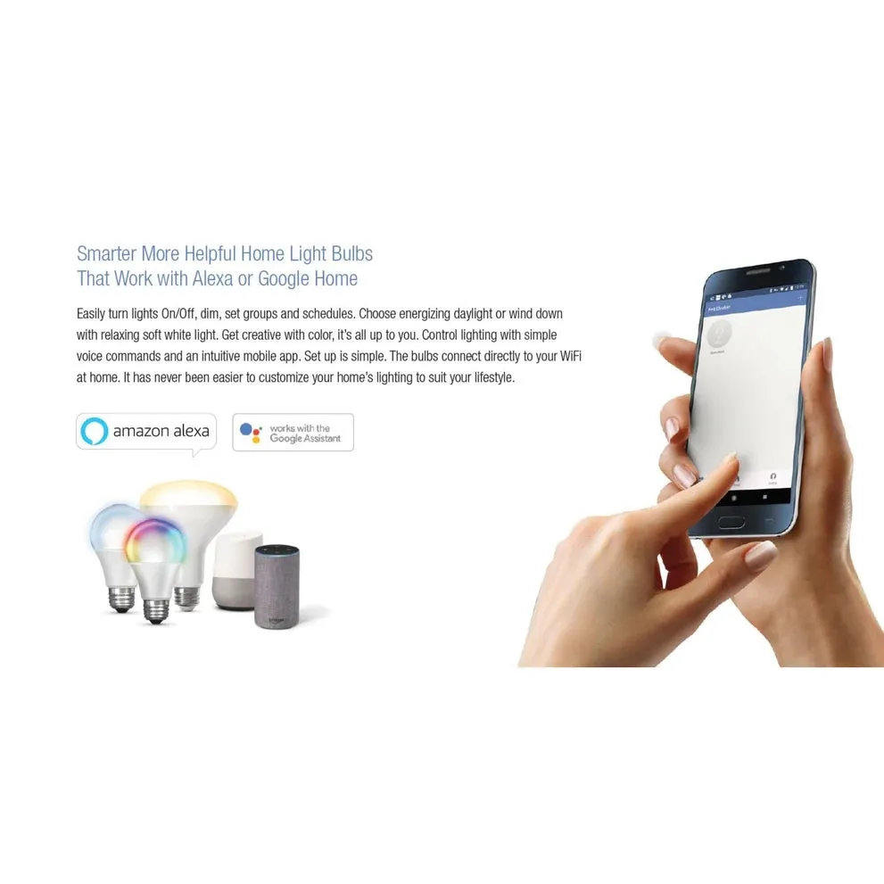 65W BR30 LED Smart WiFi Light Bulb BR30/9
