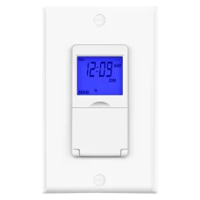 7 Day Programmable Astronomical in-Wall Timer Switch Neutral Wire Required Bn-link