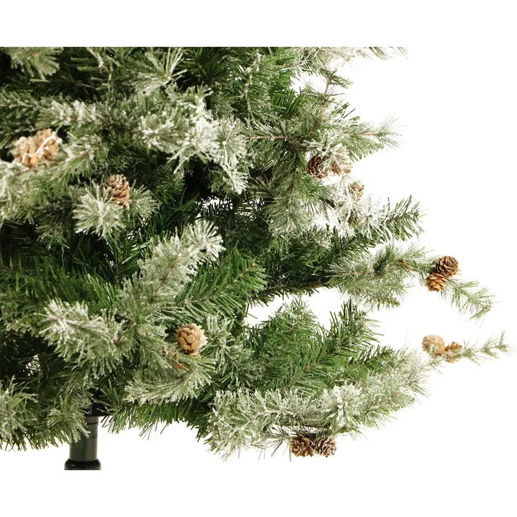 7.5-Ft. Buffalo Fir Slim Artificial Christmas Tree with Smart String Lights