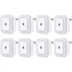 8-Pack: LED Plug-in Night Light