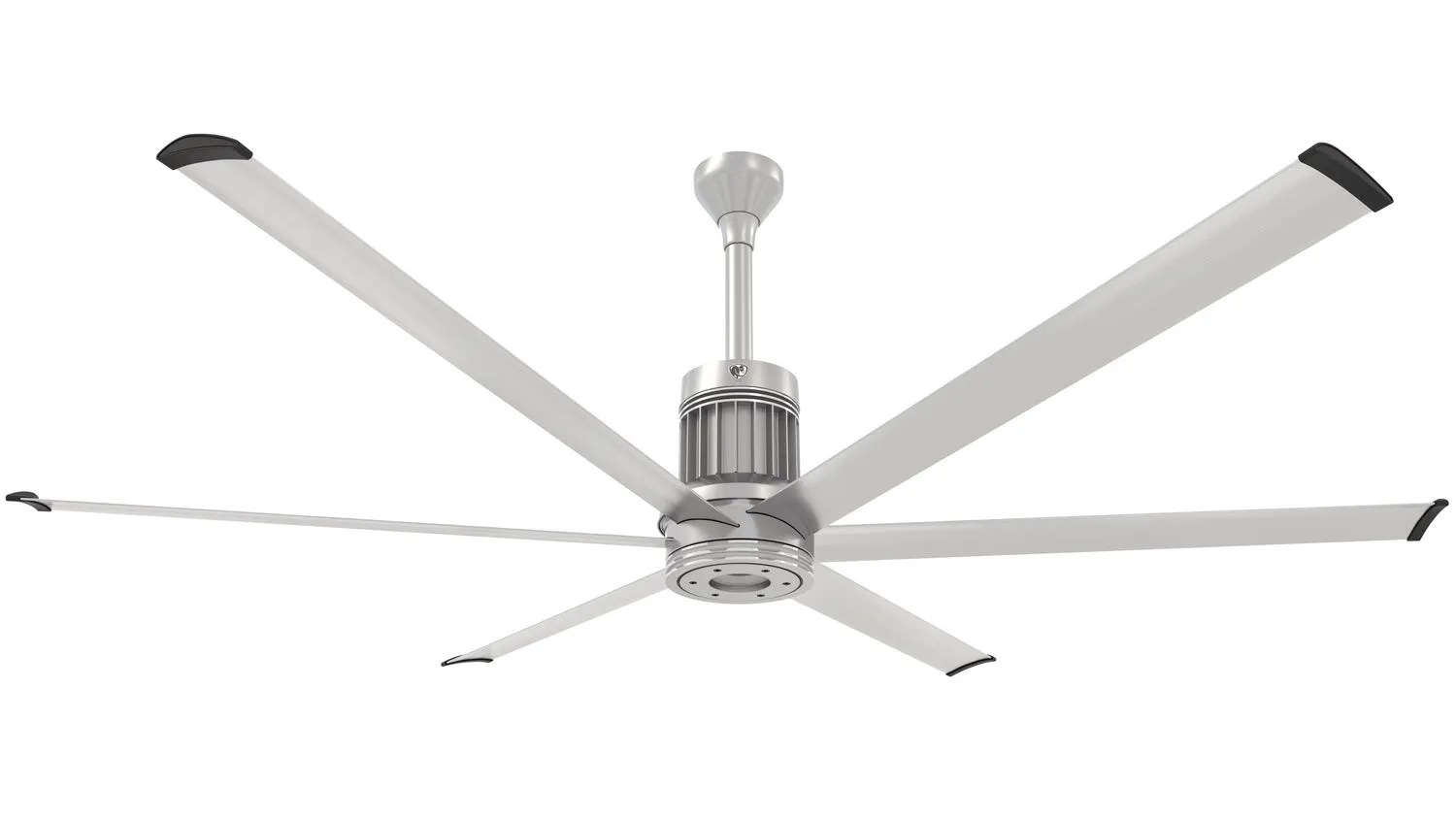 84" Ceiling Fan from the i6 Collection in Brushed Silver Finish by Big Ass Fans