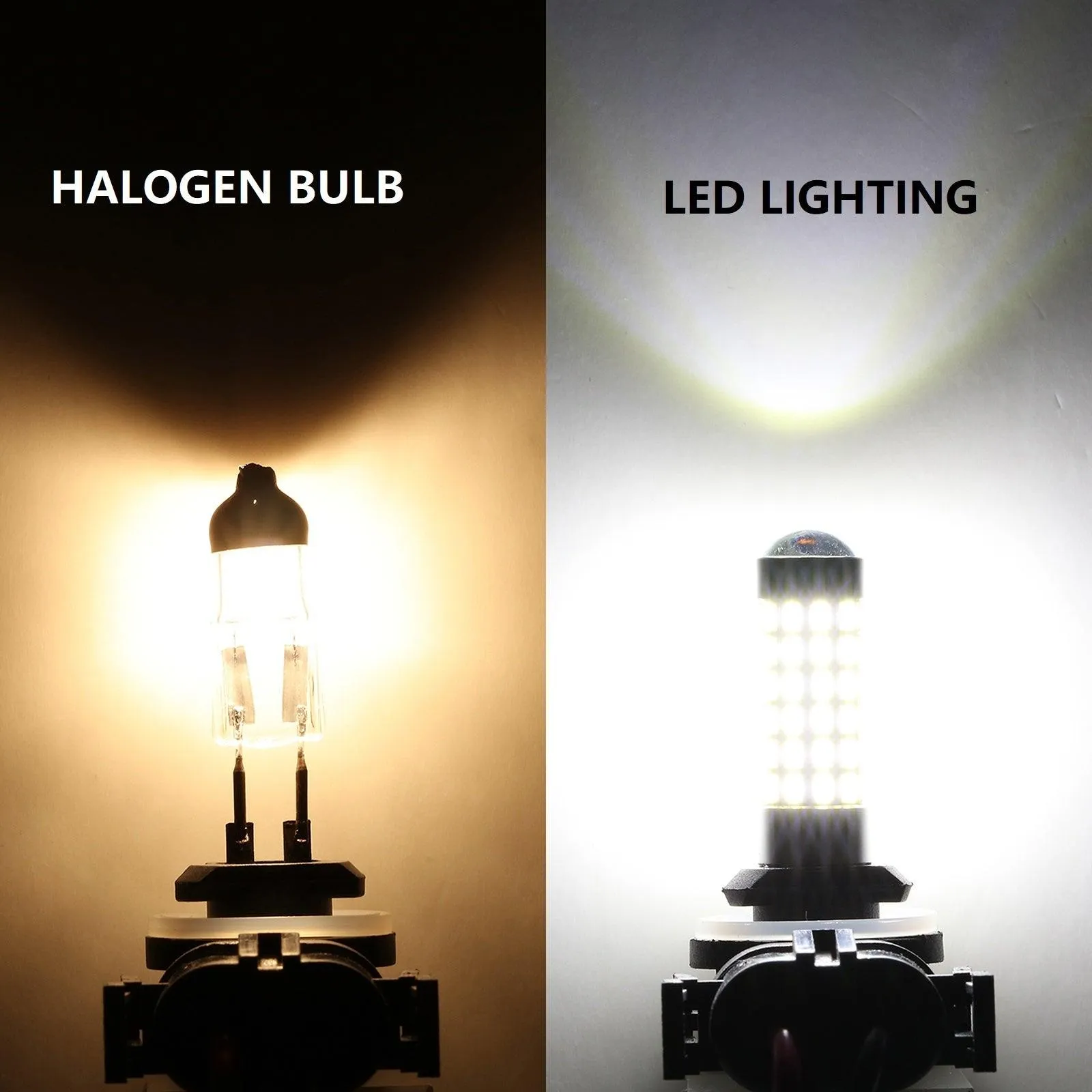881 886 889 894 896 898 LED Fog Light/DRL Bulbs 6W 2000ML 6500K White | 2 Bulbs