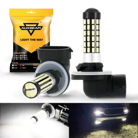 881 886 889 894 896 898 LED Fog Light/DRL Bulbs 6W 2000ML 6500K White | 2 Bulbs