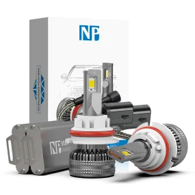 9004 LED Headlight Bulb 100W 12000LM | NAOEVO NP Series, 2 Bulbs