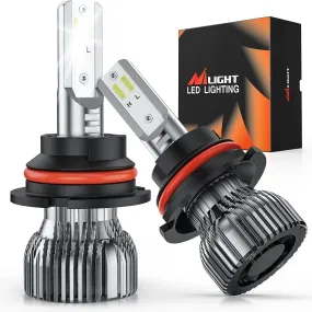 9007/HB5 LED Headlight Bulbs E20 Series 50W 10000LM 6000K IP67 | 2 BULBS