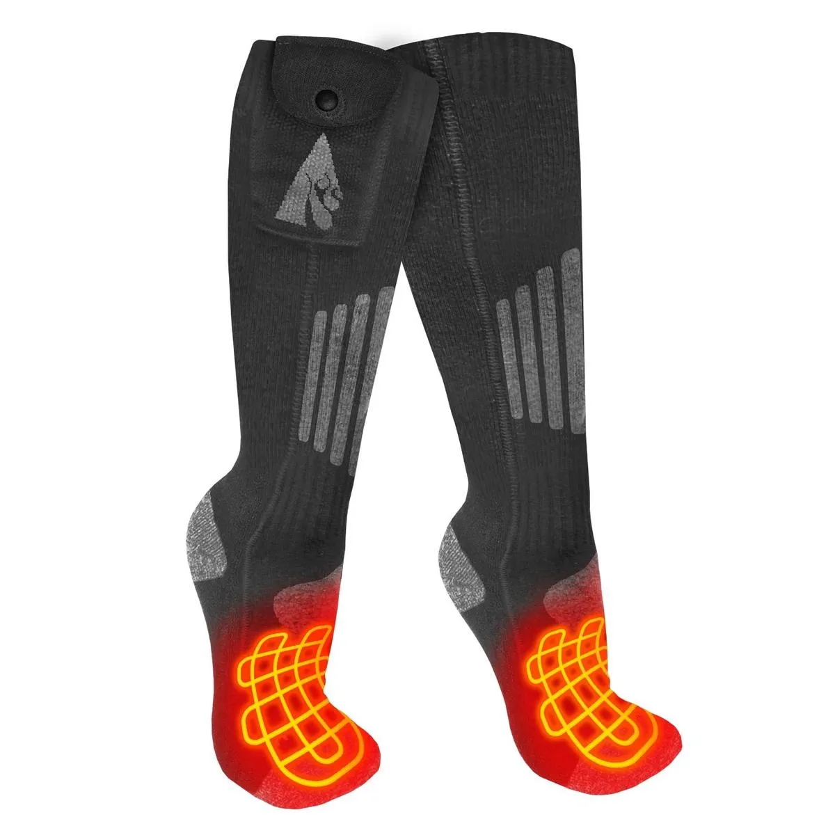 ActionHeat 3.7V Cotton Rechargeable Heated Socks 2.0 - Replacement Socks Only