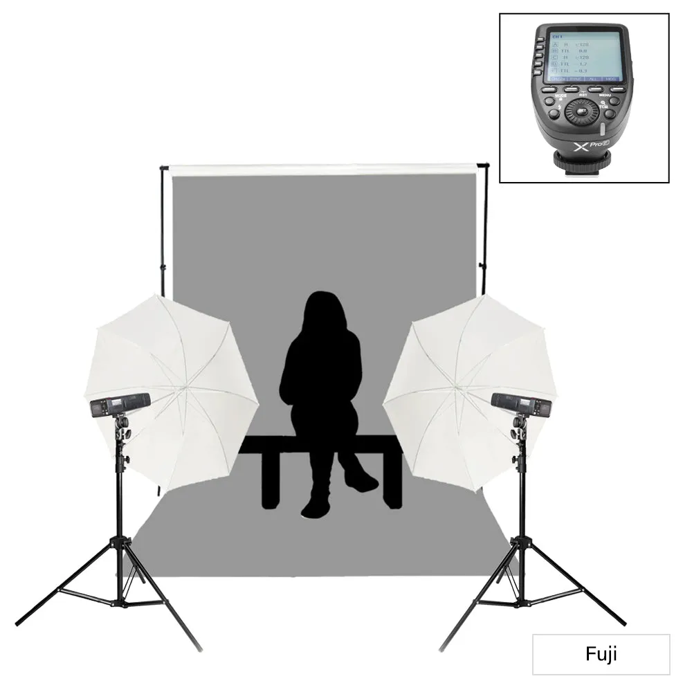 AD200PROII Battery Flash Portrait Lighting Kit for Group School Photography
