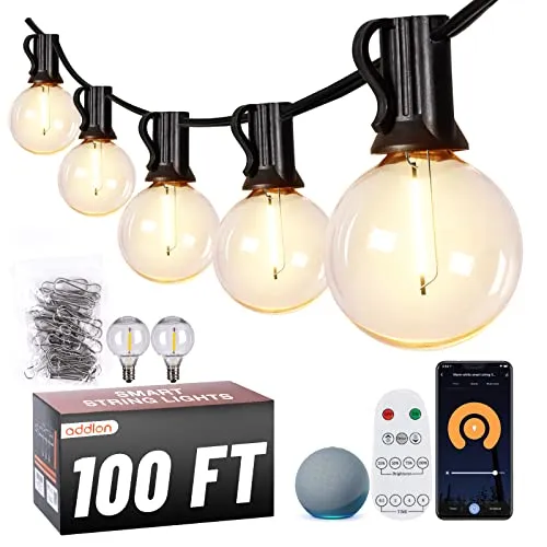 addlon Outdoor String Lights