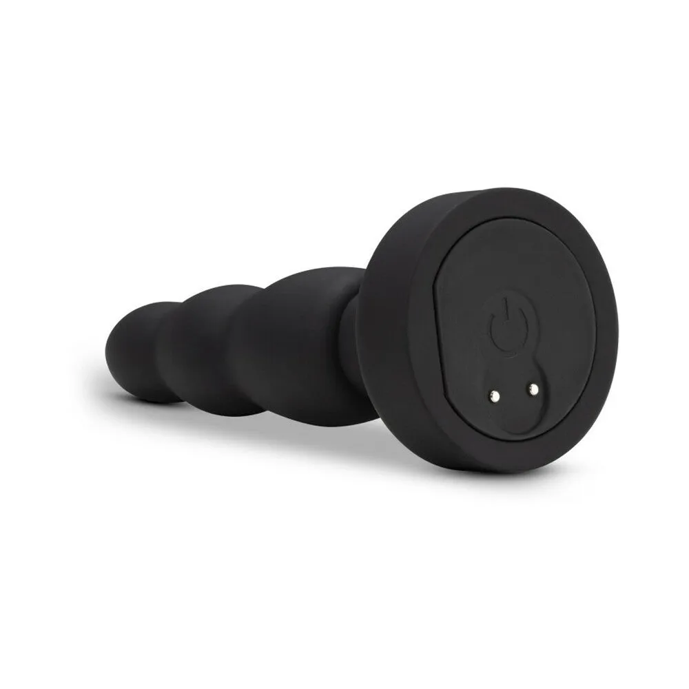 Anal Adventures Platinum Remote Control Vibrating Rotating Silicone Propel Plug