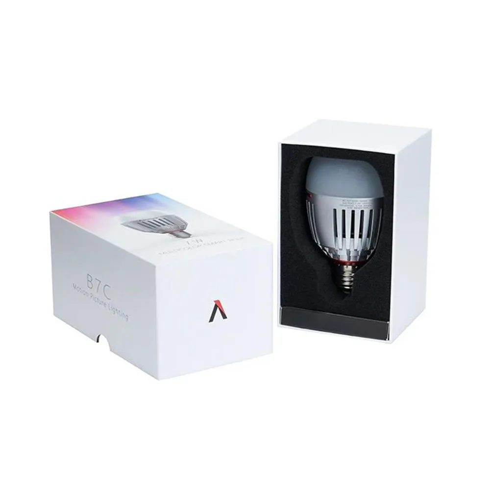 Aputure Accent B7c RGB E26 / E27 LED Light Lamp Lightbulb with Max 50m Bluetooth Range, Fully Tunable 2000K - 10000K CCT with 9 Built-in Light Effect Presets for Studio and Lighting Equipment | APC0146A7B