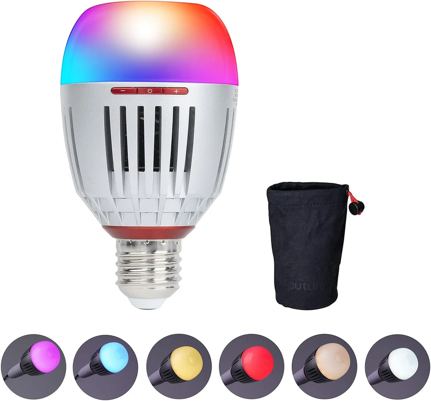 Aputure Accent B7c RGB E26 / E27 LED Light Lamp Lightbulb with Max 50m Bluetooth Range, Fully Tunable 2000K - 10000K CCT with 9 Built-in Light Effect Presets for Studio and Lighting Equipment | APC0146A7B