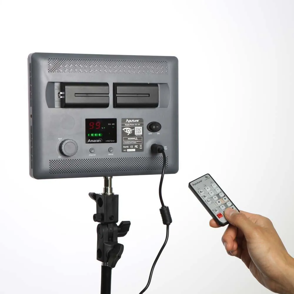 Aputure HR672 W/S/C LED Video Continuous Portable Lighting Kit & Boom