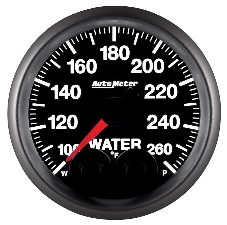 AutoMeter 5654-05702 GAUGE; WTEMP; 2 1/16in.; 260deg.F; STEPPER MOTOR W/PEAK/WRN; ELITE; W/O PRO-CONT
