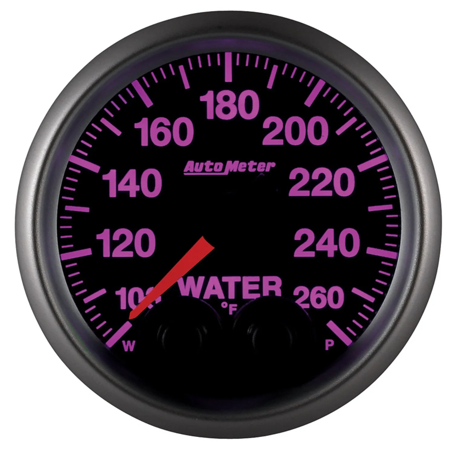 AutoMeter 5654-05702 GAUGE; WTEMP; 2 1/16in.; 260deg.F; STEPPER MOTOR W/PEAK/WRN; ELITE; W/O PRO-CONT