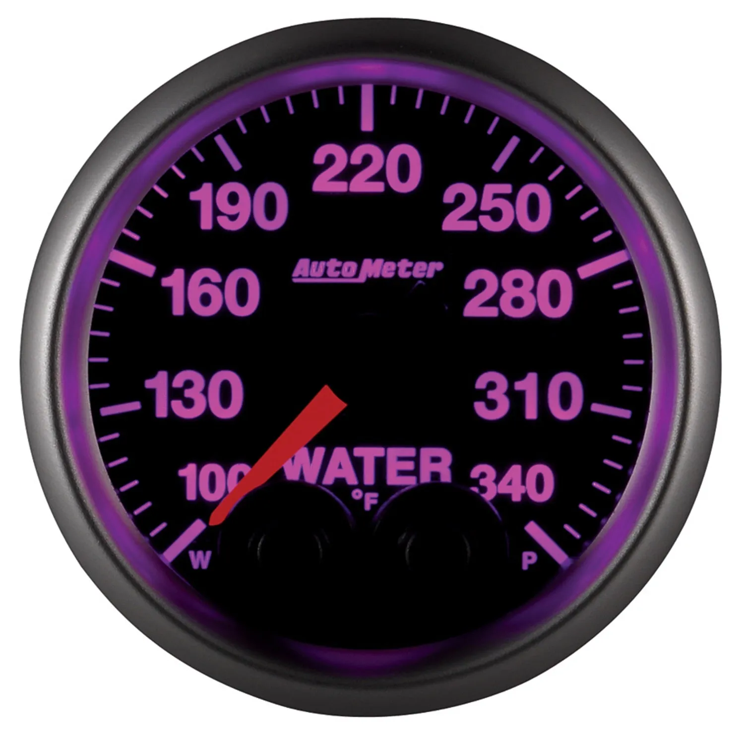 AutoMeter 5655-05702 GAUGE; WTEMP; 2 1/16in.; 340deg.F; STEPPER MOTOR W/PEAK/WRN; ELITE; W/O PRO-CONT