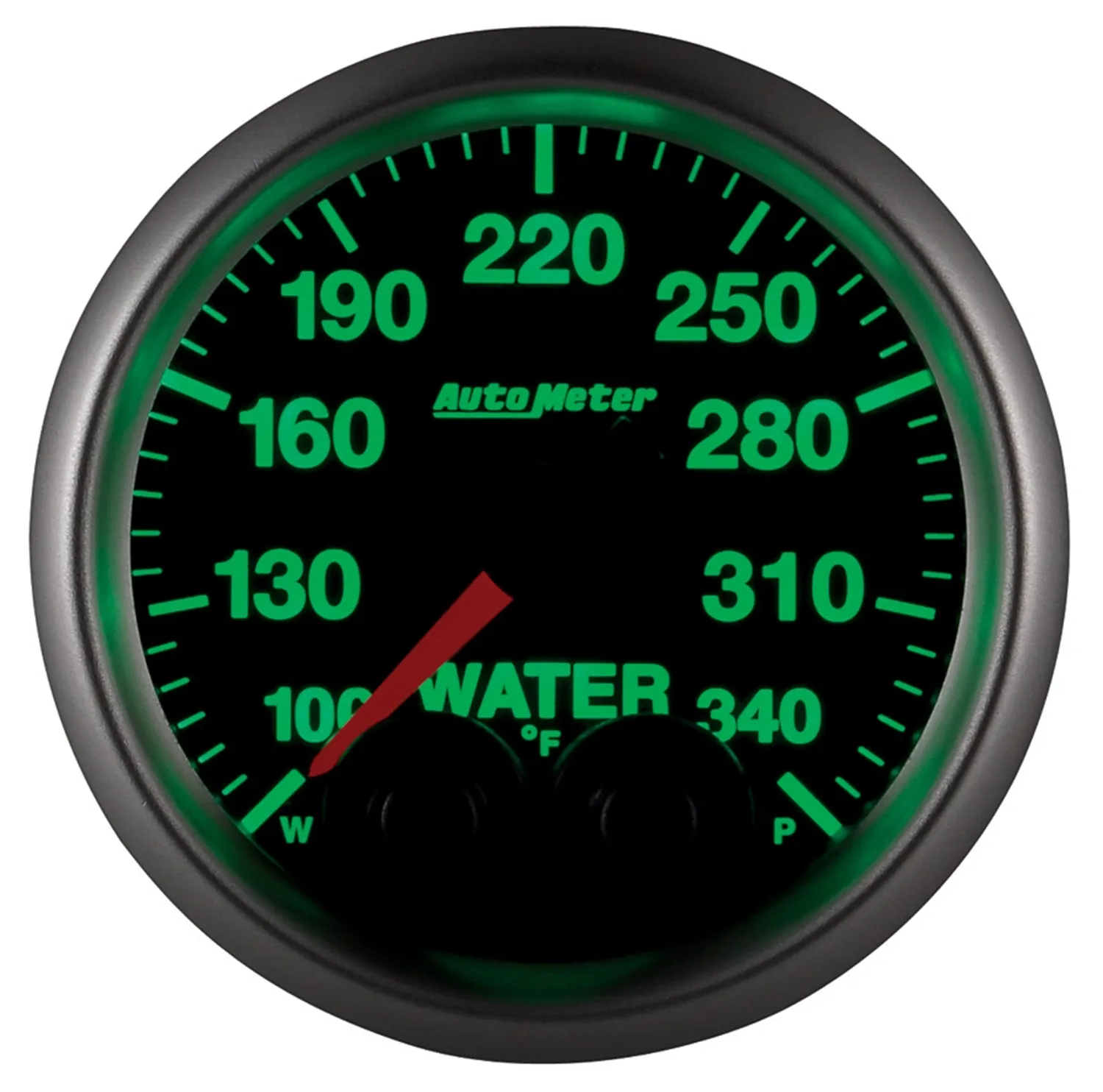 AutoMeter 5655-05702 GAUGE; WTEMP; 2 1/16in.; 340deg.F; STEPPER MOTOR W/PEAK/WRN; ELITE; W/O PRO-CONT