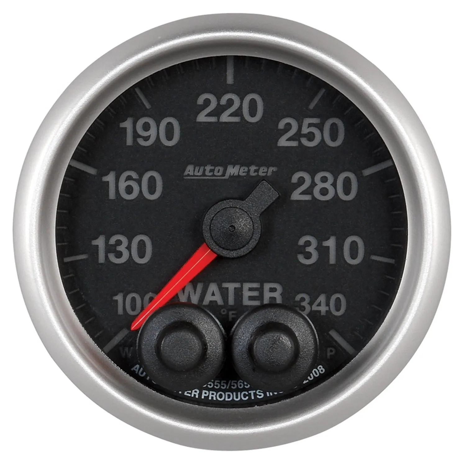 AutoMeter 5655-05702 GAUGE; WTEMP; 2 1/16in.; 340deg.F; STEPPER MOTOR W/PEAK/WRN; ELITE; W/O PRO-CONT