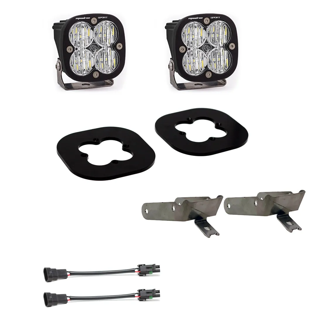 Baja Designs 447631 Super Duty Fog Lights Squadron Pro 11-16 Super Duty Fog Pocket Kit Baja Designs
