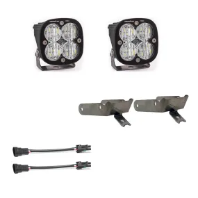 Baja Designs 630818 Super Duty Fog Lights Squadron Pro 99-10 Super Duty Fog Pocket Kit Baja Designs