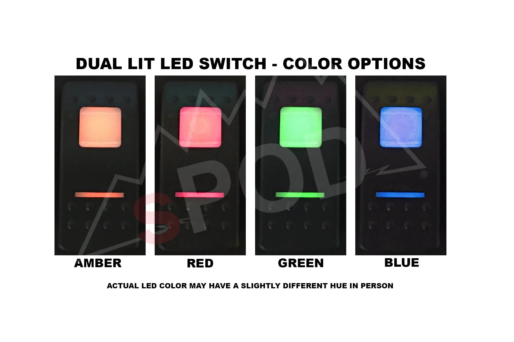 BantamX Modular w/ Red LED with 36 Inch Battery Cables sPOD