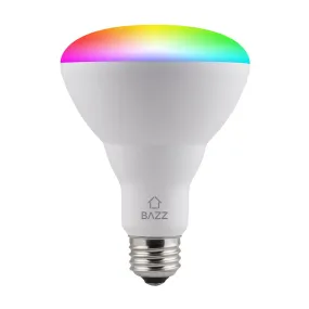 BAZZ SMART HOME 65-Watt Equivalent BR30 Dimmable Tunable RGB Smart Wi-Fi LED Light Bulb (2-Pack)