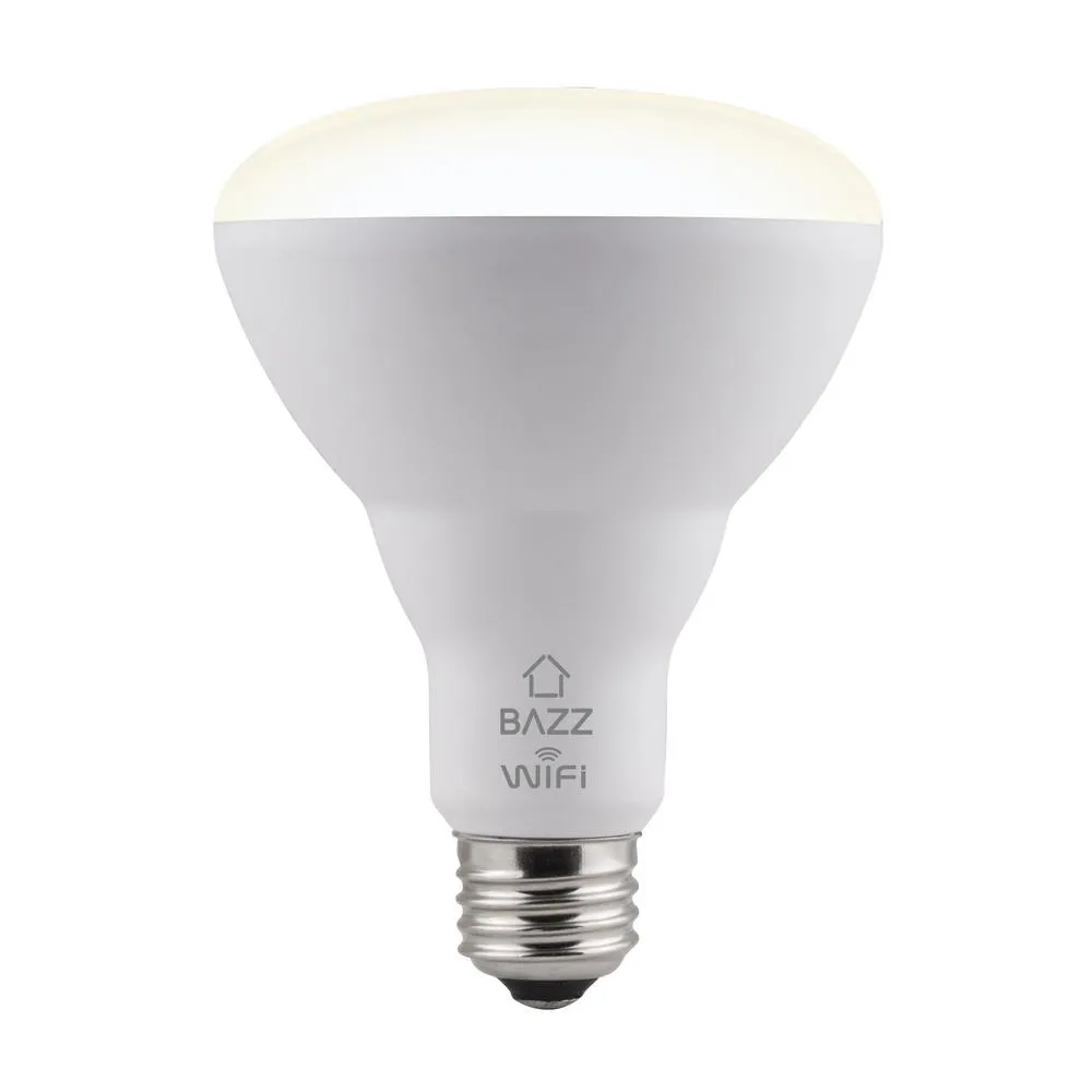 BAZZ SMART HOME 65-Watt Equivalent BR30 Dimmable Tunable RGB Smart Wi-Fi LED Light Bulb (4-Pack)