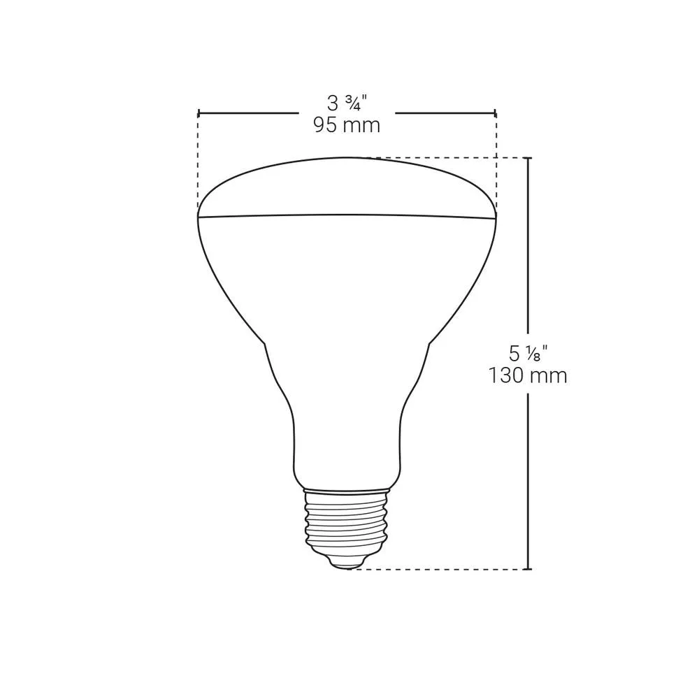 BAZZ Wi-Fi RGB 65-Watt Equivalent LED BR30 Light Bulb