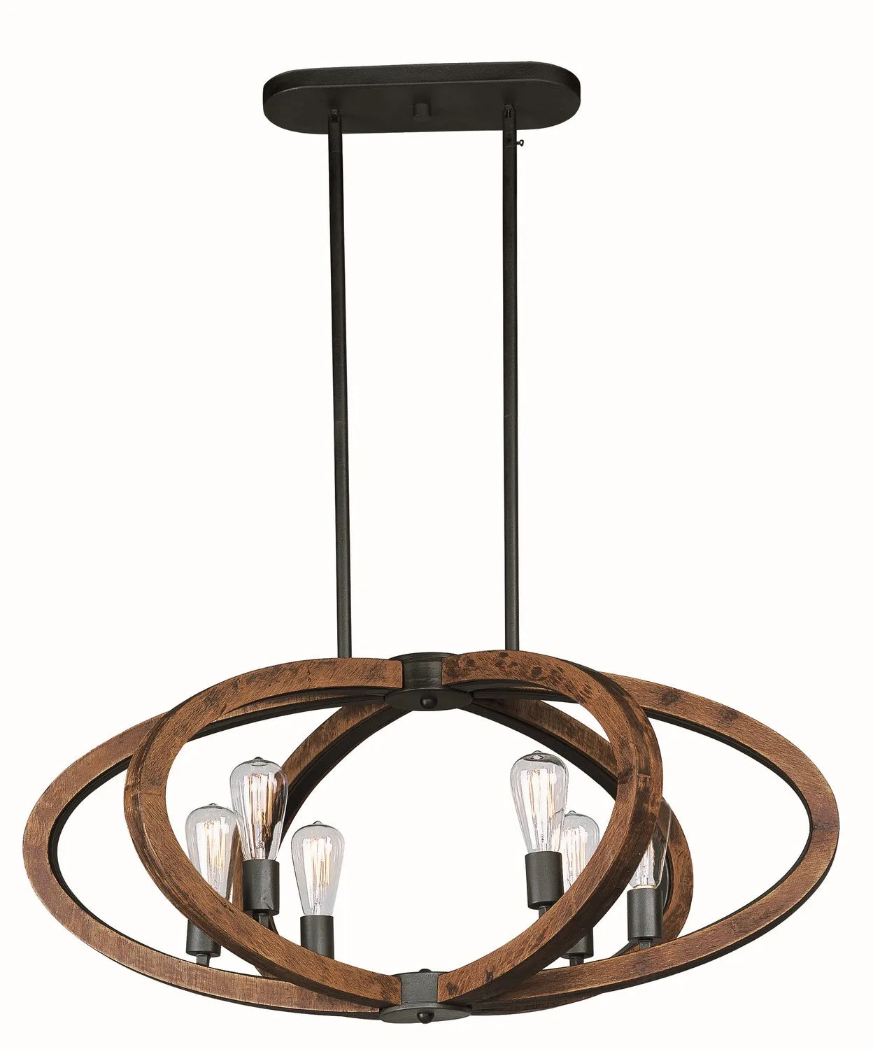 Bodega Bay LED Pendant in Anthracite