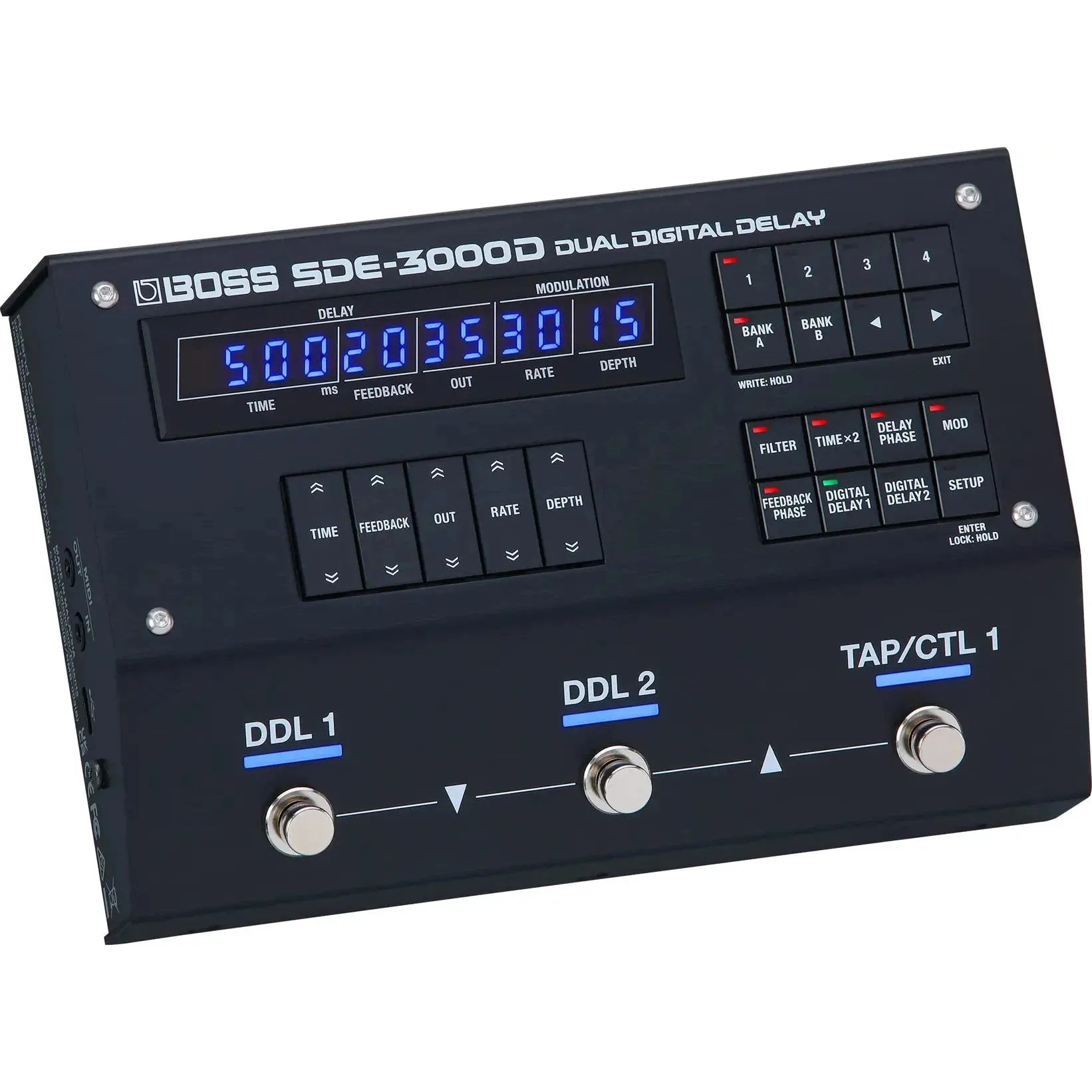 Boss SDE-3000D Dual Digital Delay Pedal