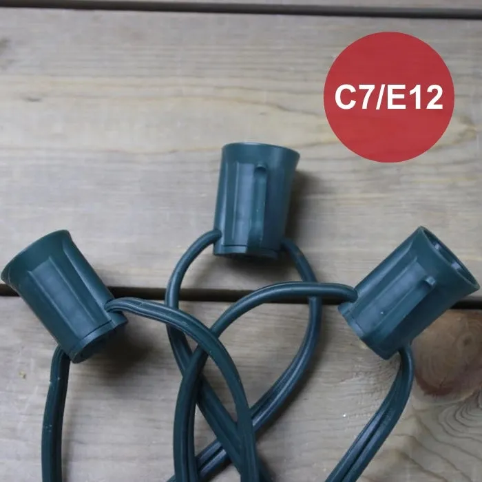 C7 (E12) 1000' Spool 15" Spacing, Green SPT-2 Wire