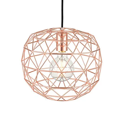 Caffrey Rose Gold, Modern Industrial Lighting Fixture