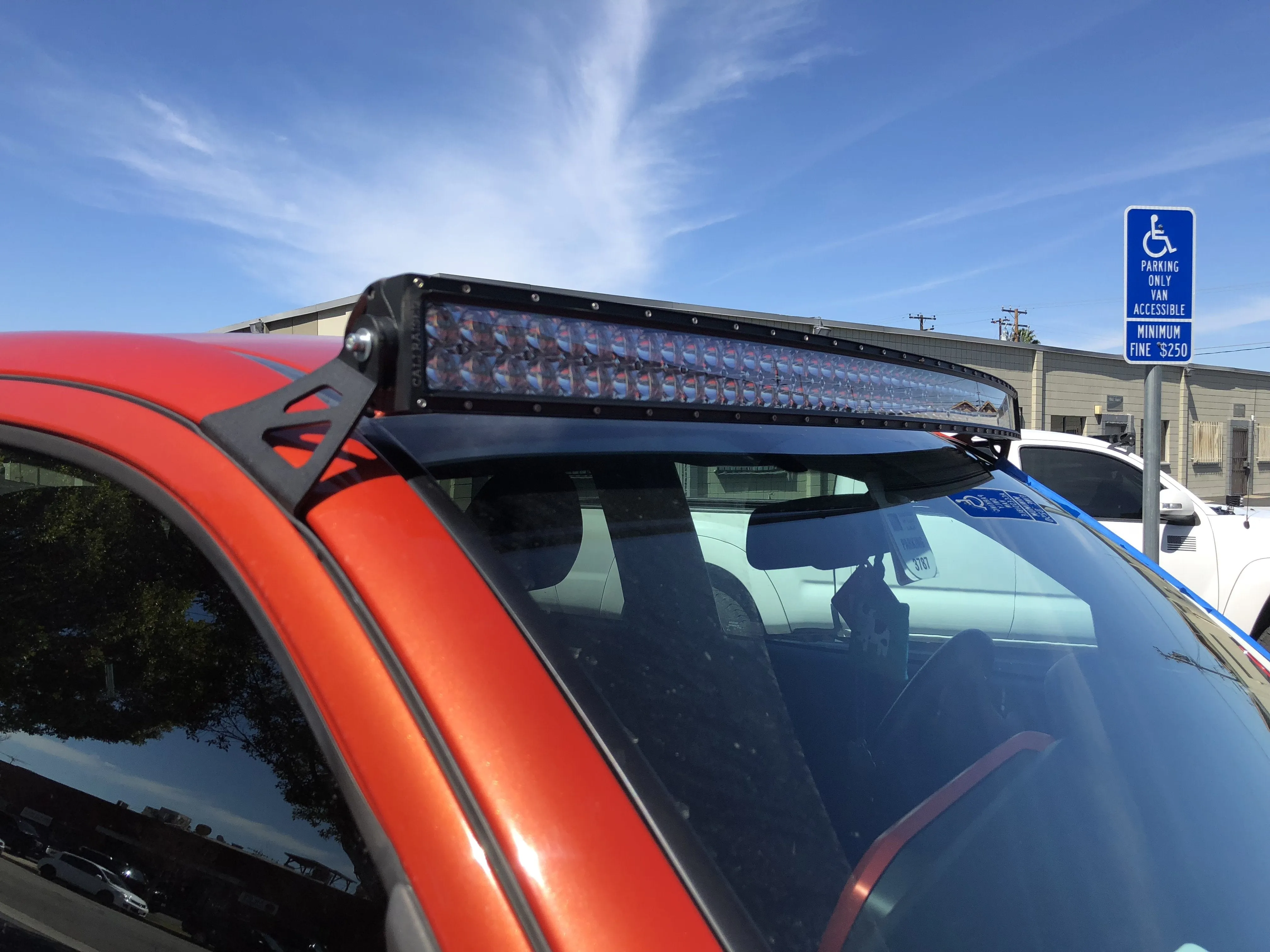 Cali Raised 2005-2023 Tacoma 52" Curved Brackets