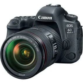 Canon 6D Mark II DSLR EOS Camera with Canon 24-105mm f/4L IS II USM Lens
