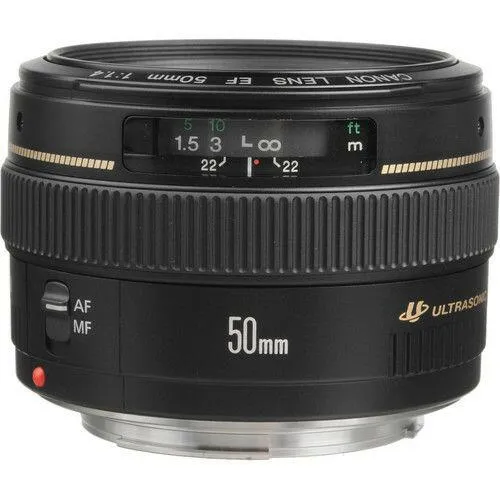 Canon EOS 6D Mark II DSLR Camera Body with EF 50mm f/1.4 USM Lens