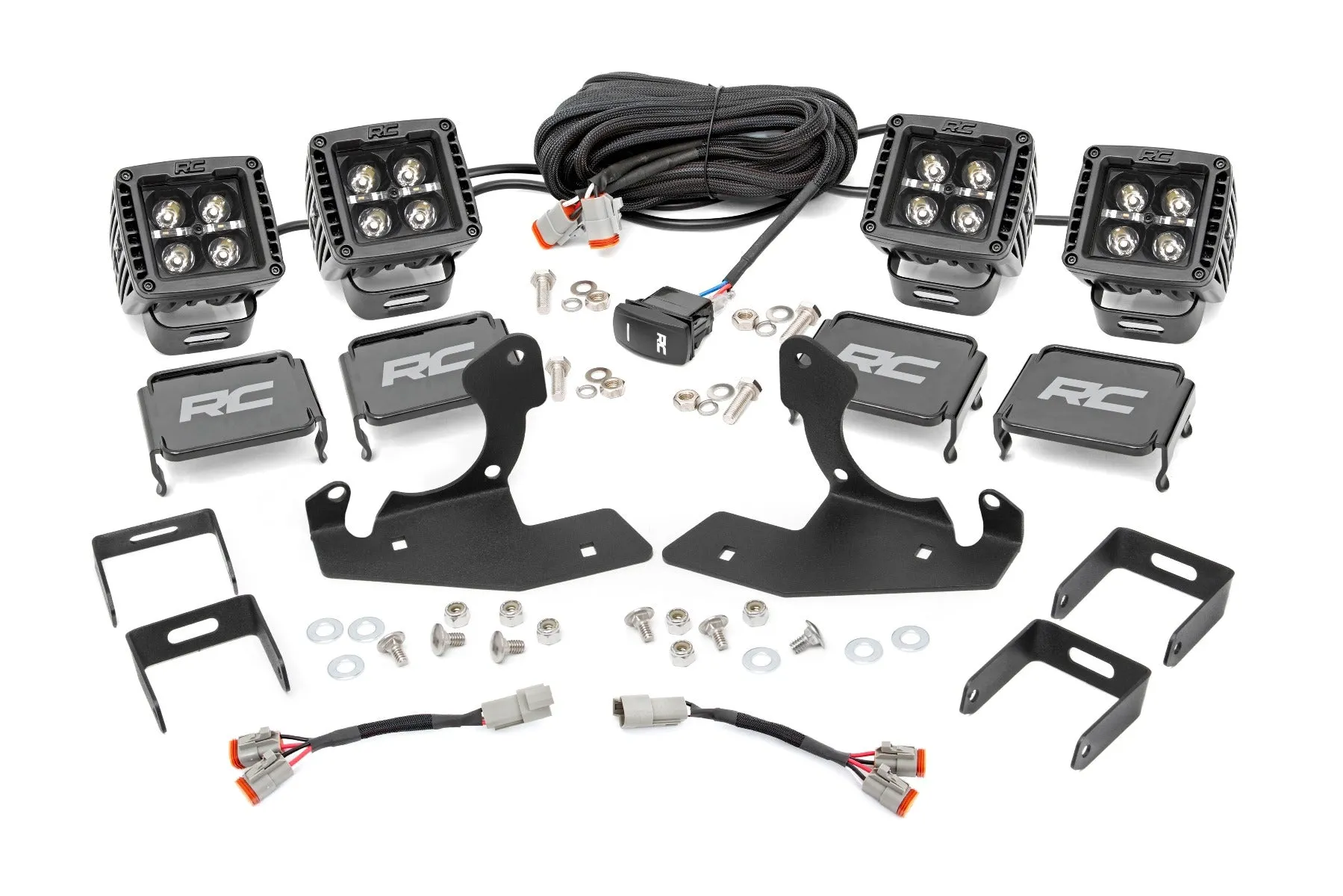 Chevrolet LED Fog Light Kit | Black Series w/ White DRL (11-14 Silverado HD) | 2011-2014