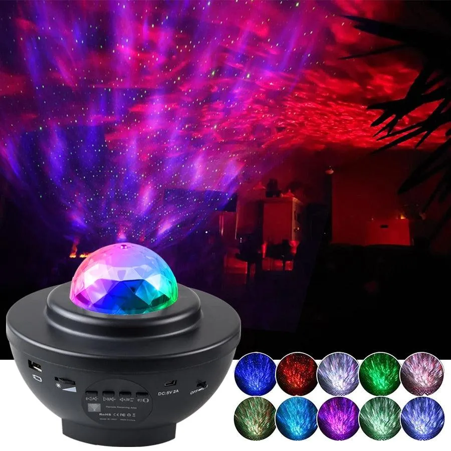 Colorful Starry Sky Galaxy Projector Nightlight