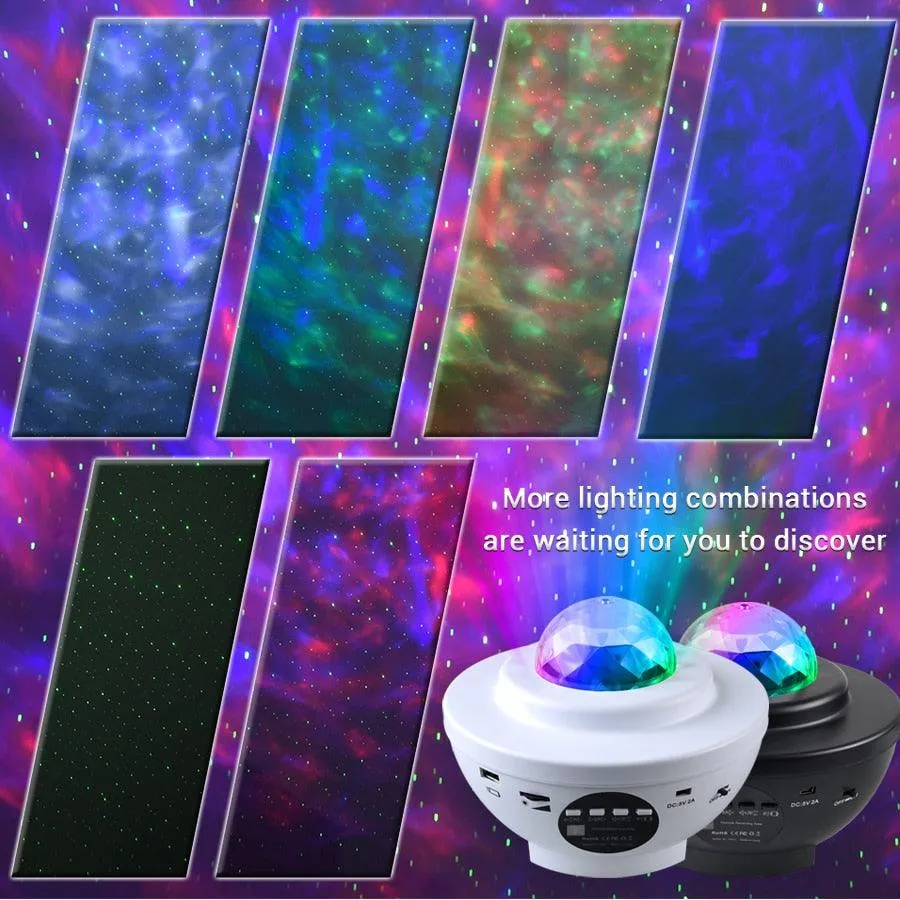 Colorful Starry Sky Galaxy Projector Nightlight