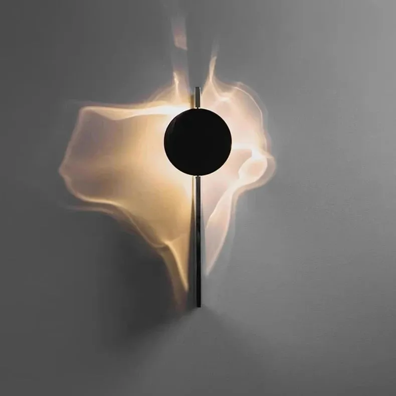 Creative Chrome Wall Lamp Stainless Steel Rotating Wall Lamp