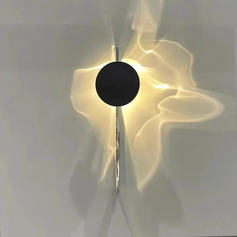 Creative Chrome Wall Lamp Stainless Steel Rotating Wall Lamp