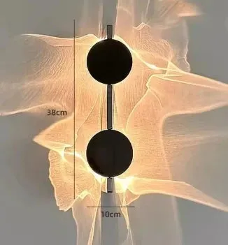 Creative Chrome Wall Lamp Stainless Steel Rotating Wall Lamp
