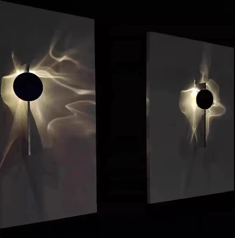 Creative Chrome Wall Lamp Stainless Steel Rotating Wall Lamp