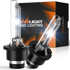 D2S 35W 6000K Diamond White HID Headlight Bulbs