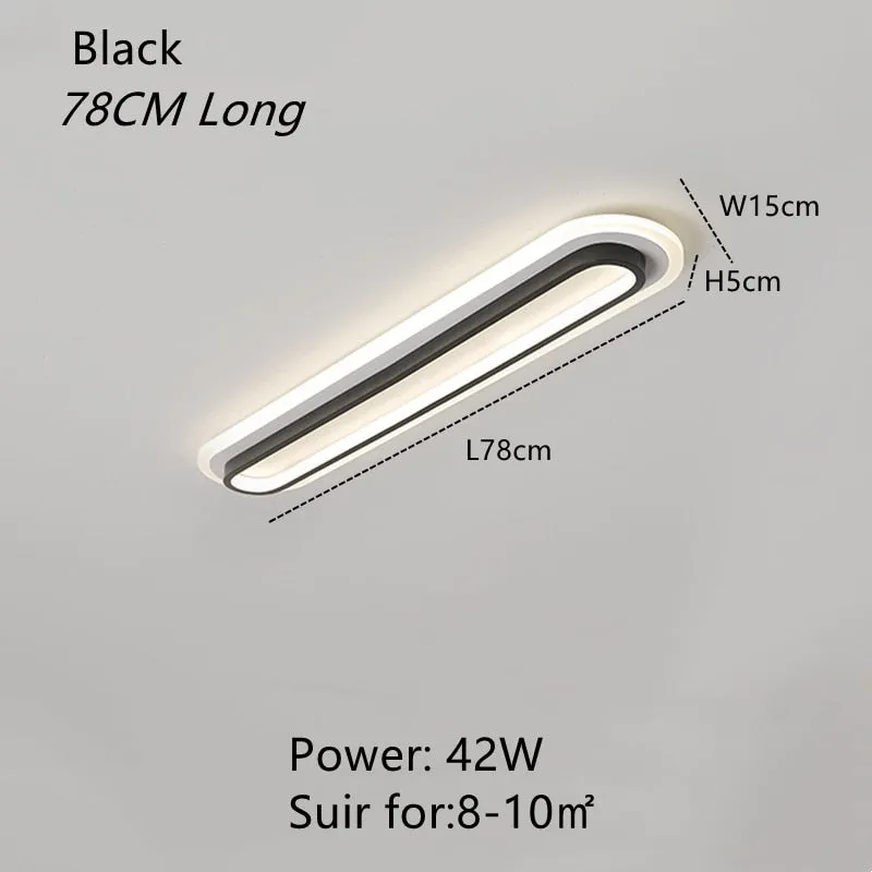 Designer New Acrylic AC85-265V LED celing lamp for dining living room restaurant Corridor Surface Mounted decor lighting fixture