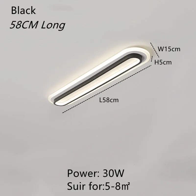 Designer New Acrylic AC85-265V LED celing lamp for dining living room restaurant Corridor Surface Mounted decor lighting fixture
