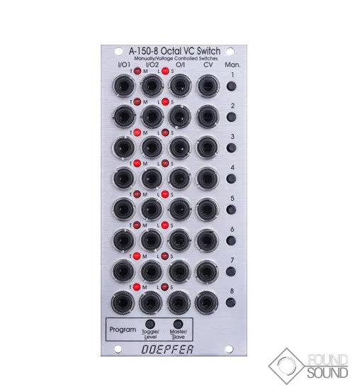 Doepfer A-150-8 Octal Voltage Controlled Switch