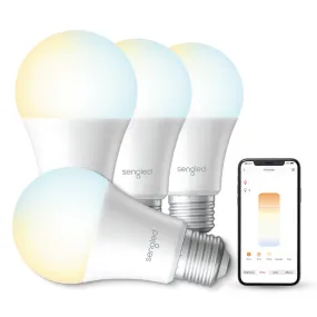 Dual Mode Smart White A19/E26 4 Pack