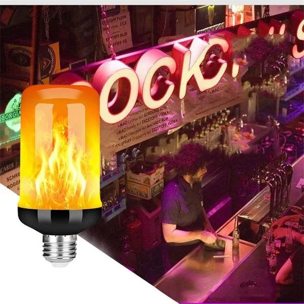 E27 LED Flame Effect Light Bulb