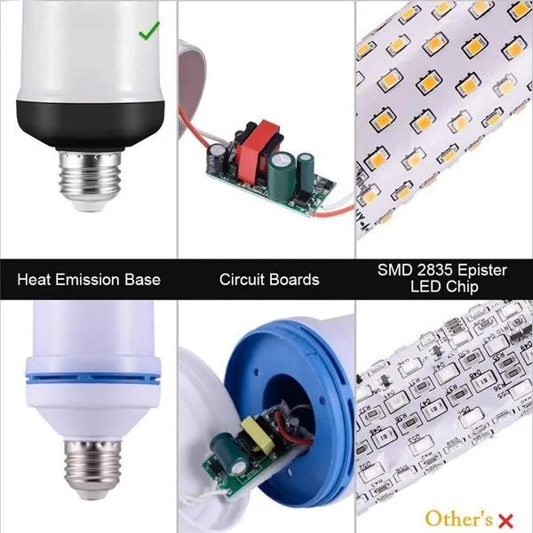 E27 LED Flame Effect Light Bulb
